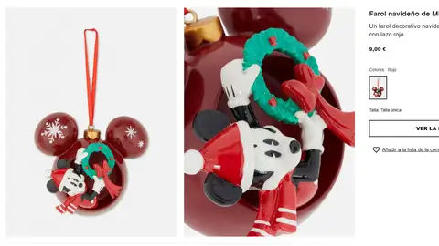 Bola Mickey Mouse para el árbol de Navidad Bola Mickey Mouse para el árbol de Navidad