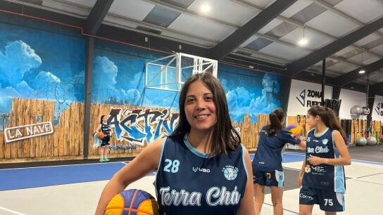 Carmen Ventoso, jugadora de baloncesto con esclerosis m&uacute;ltiple