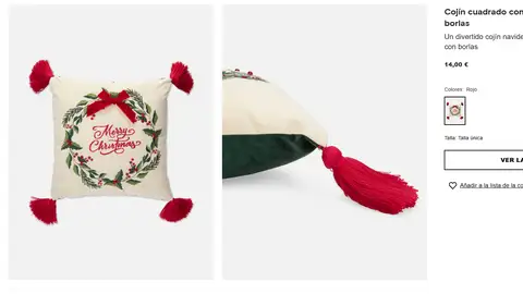 Cojín navideño Cojín navideño