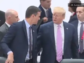 Pedro Sánchez y Donald Trump Pedro Sánchez y Donald Trump