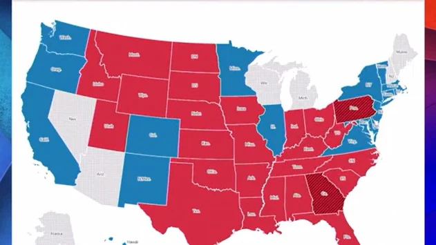 Mapa elecciones EE.UU
