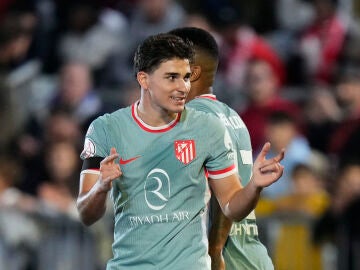 Julián Álvarez, en un partido del Atlético de Madrid