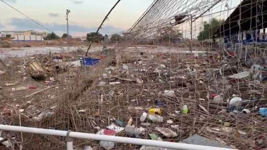 El campo de f&uacute;tbol de El Palleter (Paiporta)