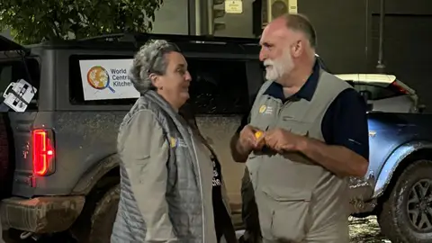 Los chefs Pepa Muñoz y José Andrés en Valencia Los chefs Pepa Muñoz y José Andrés en Valencia