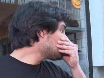 Alejandro Reyes, muy emocionado Alejandro Reyes, muy emocionado