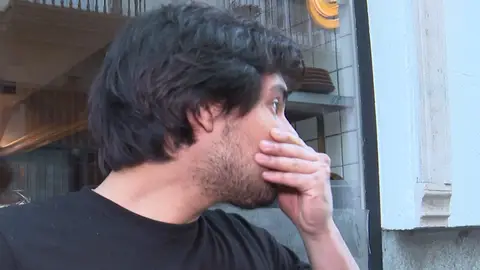 Alejandro Reyes, muy emocionado Alejandro Reyes, muy emocionado