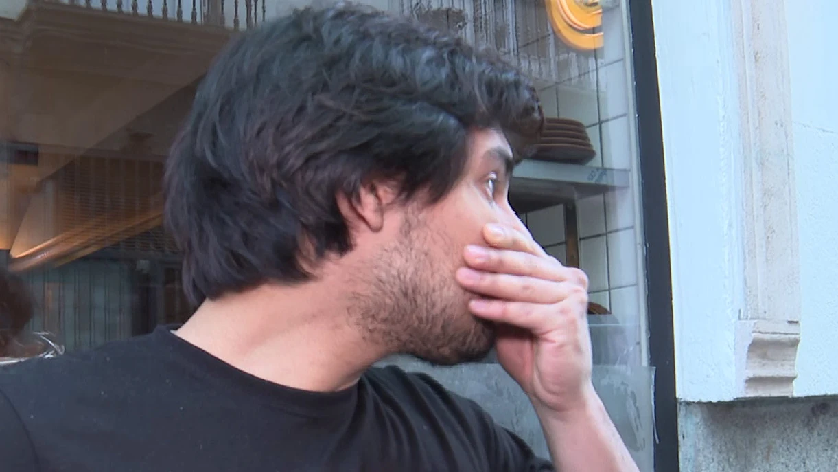 Alejandro Reyes, muy emocionado