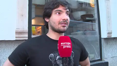 Alejandro Reyes haciendo declaraciones a Europa Press Alejandro Reyes haciendo declaraciones a Europa Press