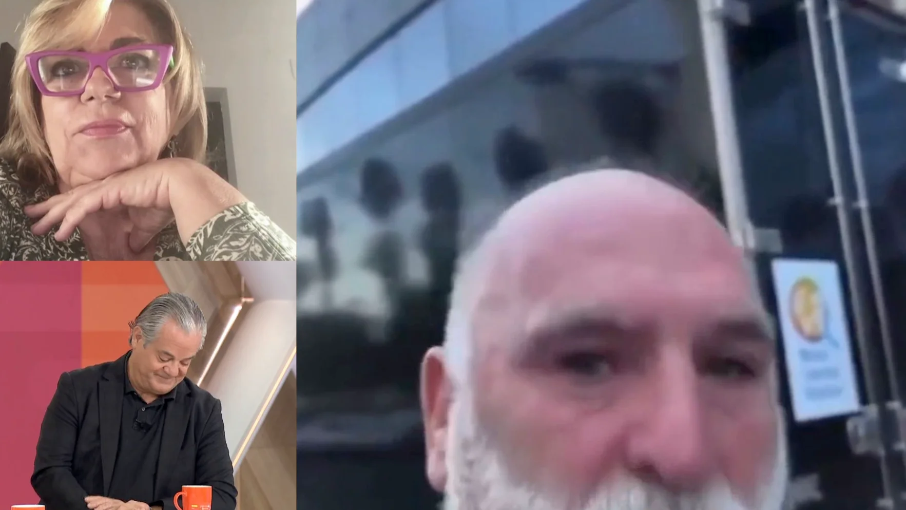 Las l&aacute;grimas del chef Jos&eacute; Andr&eacute;s.