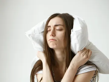 Chica con sueño Chica con sueño
