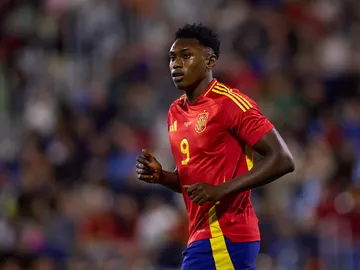 Samu Omorodion con la selección sub-21 Samu Omorodion con la selección sub-21