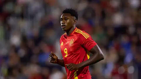 Samu Omorodion con la selección sub-21 Samu Omorodion con la selección sub-21