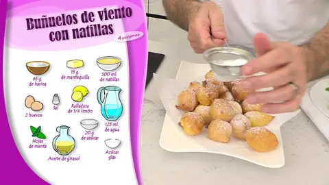 Ingredientes Buñuelos de viento Ingredientes Buñuelos de viento