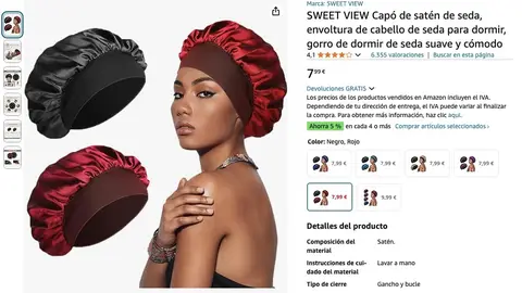 Gorro de seda Gorro de seda