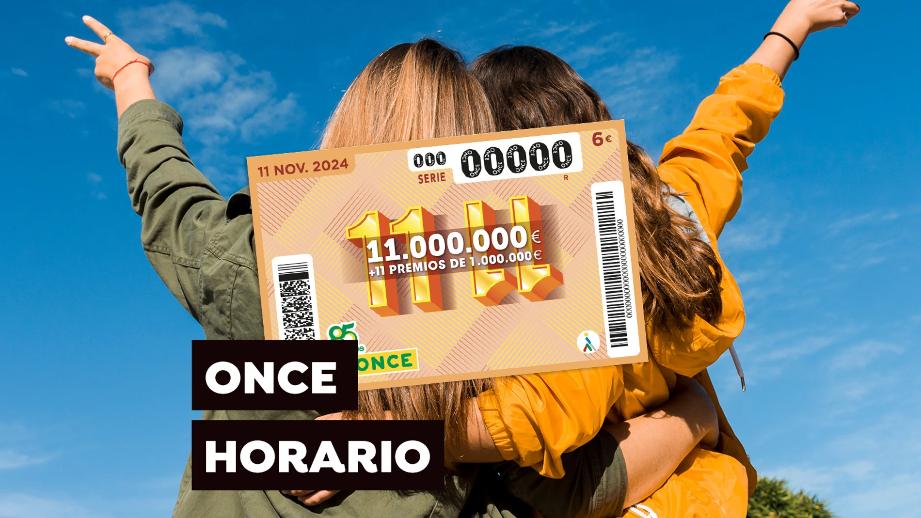 Horario y dónde ver el Sorteo 11 del 11 de la ONCE Horario y dónde ver el Sorteo 11 del 11 de la ONCE