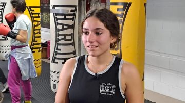 Eva Limeres, joven boxeadora del Pibe´s Team Club