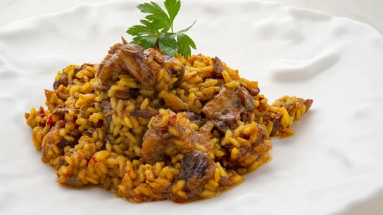 Arroz con rabo de ternera, de Karlos Arguiñano: "Es de los mejores arroces que he hecho" Arroz con rabo de ternera, de Karlos Arguiñano: "Es de los mejores arroces que he hecho"