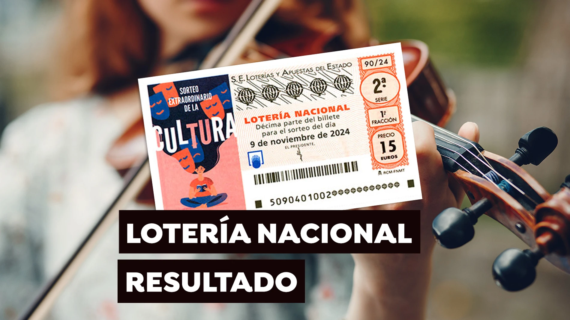 Sorteo Extraordinario de la Cultura de hoy sábado 9 de noviembre: Comprobar Lotería Nacional, en directo Sorteo Extraordinario de la Cultura de hoy sábado 9 de noviembre: Comprobar Lotería Nacional, en directo