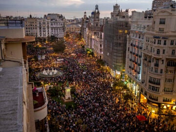 Manifestación en Valencia contra la gestión de la DANA