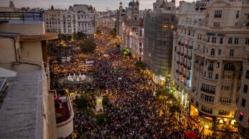 Manifestación en Valencia contra la gestión de la DANA