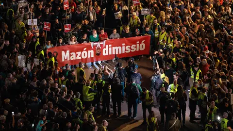 Imagen de la manifestación por la DANA en Valencia Imagen de la manifestación por la DANA en Valencia