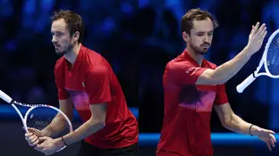 Daniil Medvedev, en su partido ante Taylor Fritz Daniil Medvedev, en su partido ante Taylor Fritz