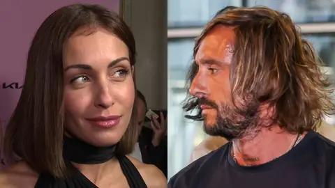 Hiba Abouk y Antonio Revilla en un montaje Hiba Abouk y Antonio Revilla en un montaje