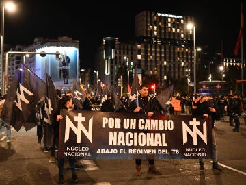 Manifestación de Núcleo Nacional en Madrid