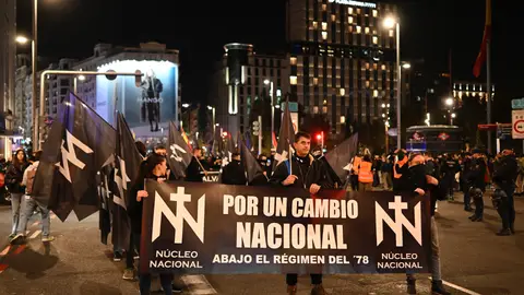 Manifestación de Núcleo Nacional en Madrid Manifestación de Núcleo Nacional en Madrid