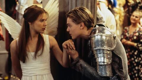 Leonardo DiCaprio y Claire Danes en Romeo + Juliet