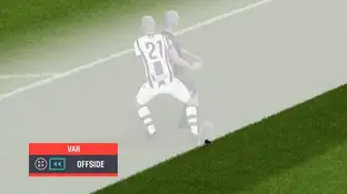 Imagen del fuera de juego de Lewandowski Imagen del fuera de juego de Lewandowski