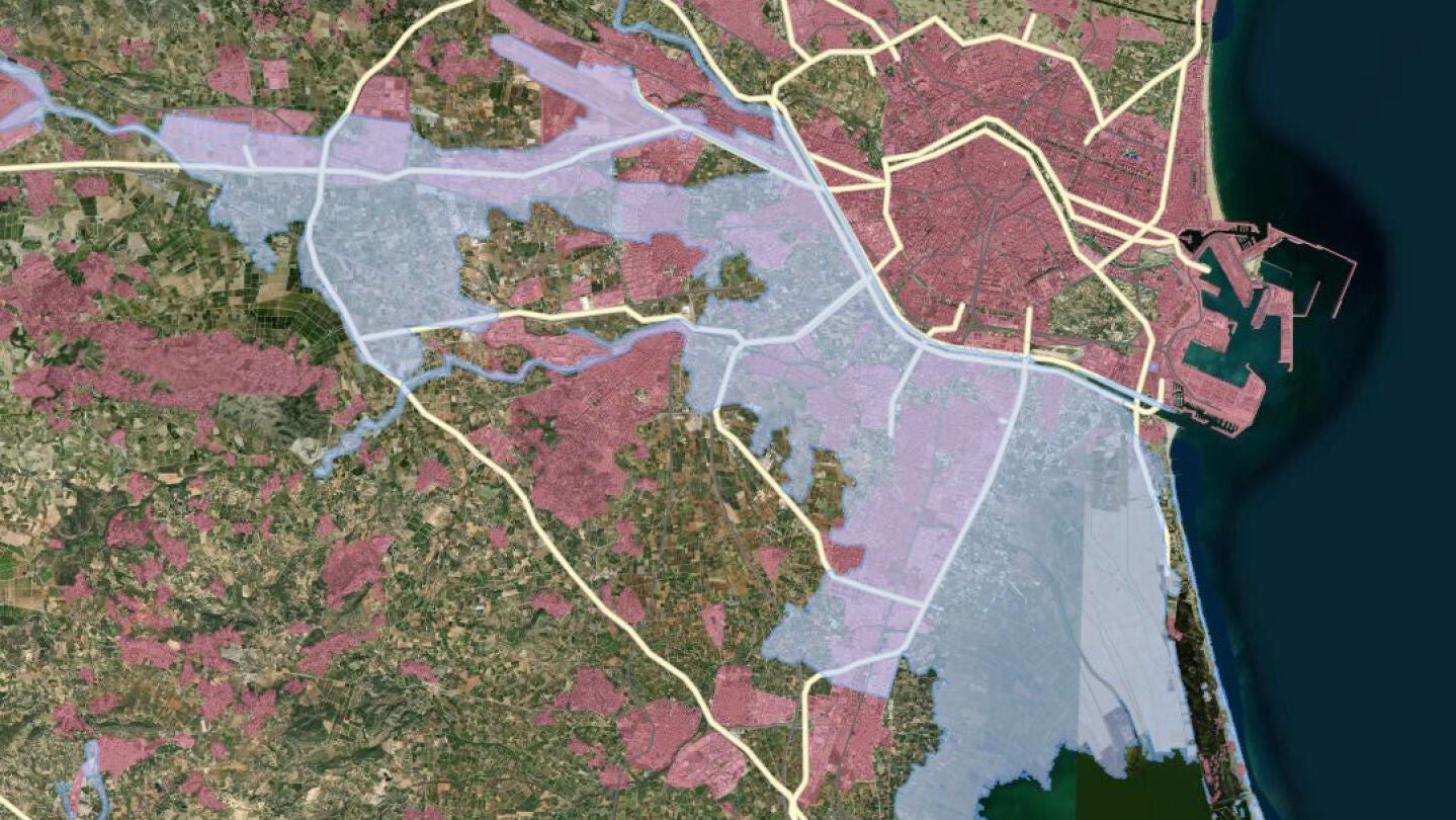 Mapa DANA
