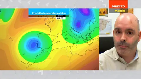 Rubén del Campo, portavoz de la AEMET Rubén del Campo, portavoz de la AEMET
