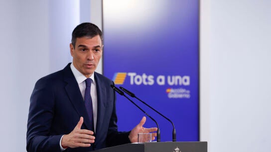 El presidente del Gobierno, Pedro S&aacute;nchez