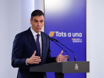 El presidente del Gobierno, Pedro Sánchez