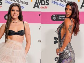 Mar Lucas y Laura Matamoros vestidas de Hortensia Maeso