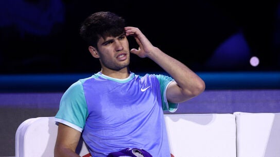 Carlos Alcaraz en las ATP Nitto Finals