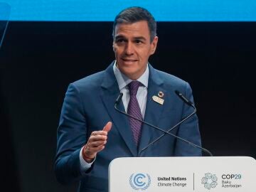 Pedro Sánchez en la COP29