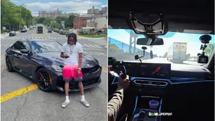 El youtuber Andre Beadle, junto a su vehículo El youtuber Andre Beadle, junto a su vehículo