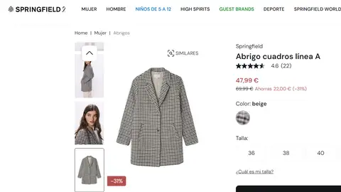 Abrigo pata de gallo Abrigo pata de gallo