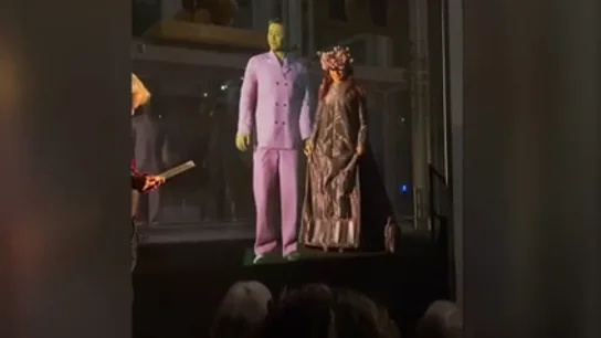 Boda entre una mujer y un holograma Boda entre una mujer y un holograma