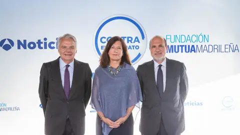 Ignacio Garralda, Mar España y Javier Bardají en la IV Jornada Tolerancia Cero Ignacio Garralda, Mar España y Javier Bardají en la IV Jornada Tolerancia Cero