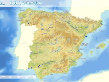 Mapa de la peligrosidad de inundación fluvial