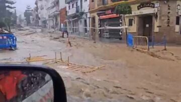 Riada provocada por la DANA en Alhaurín de la Torre