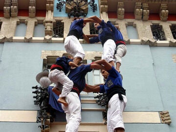 Casteller en Barcelona