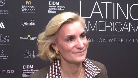 María Zurita haciendo declaraciones a Europa Press María Zurita haciendo declaraciones a Europa Press