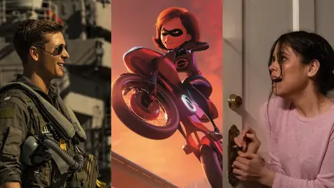 Top Gun: Maverick, Los Increíbles 2 y Scream Top Gun: Maverick, Los Increíbles 2 y Scream