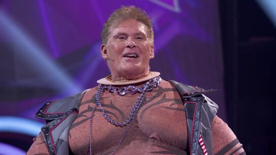 ¡Pillado por Javier Ambrossi! David Hasselhoff era Hipopótamo en Mask Singer
