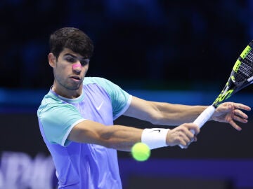 Carlos Alcaraz durante las ATP Finals 2024