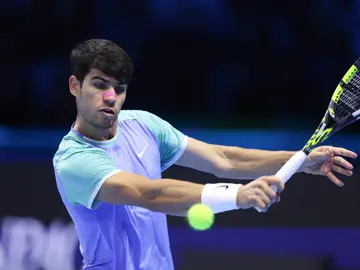 Carlos Alcaraz durante las ATP Finals 2024 Carlos Alcaraz durante las ATP Finals 2024